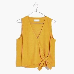 NWOT Madewell Wrap-Tie Tank Top